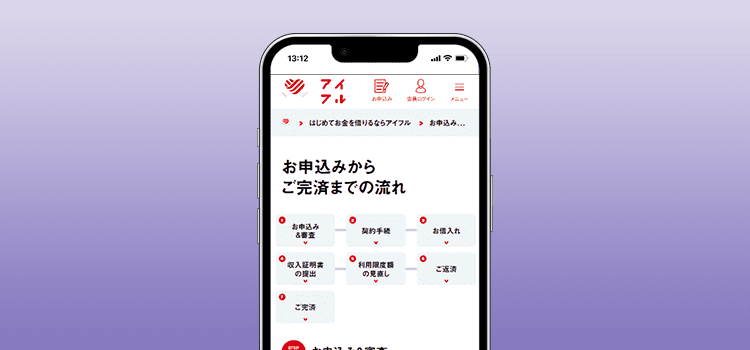 アイフルのモックアップ画像